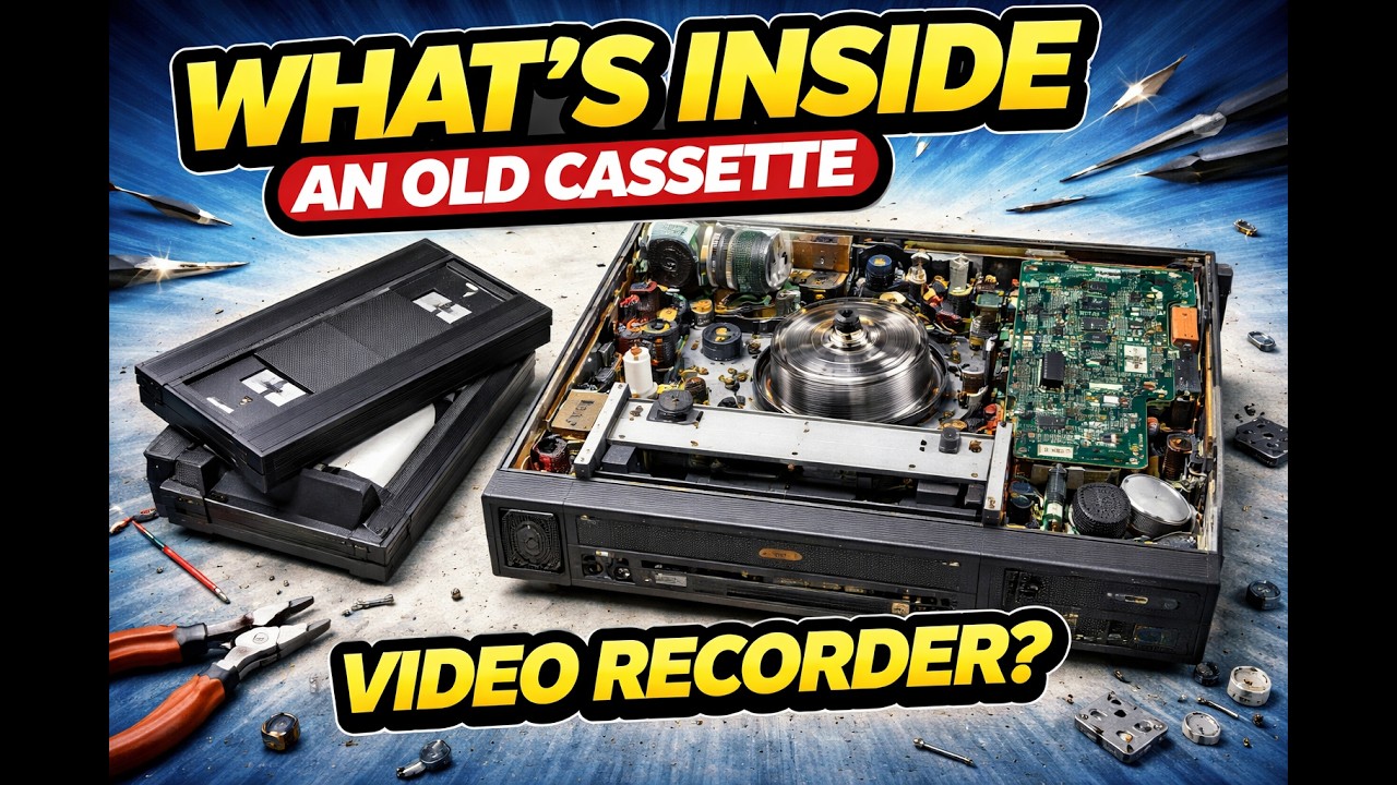 What’s Inside an Old Cassette Video Recorder?