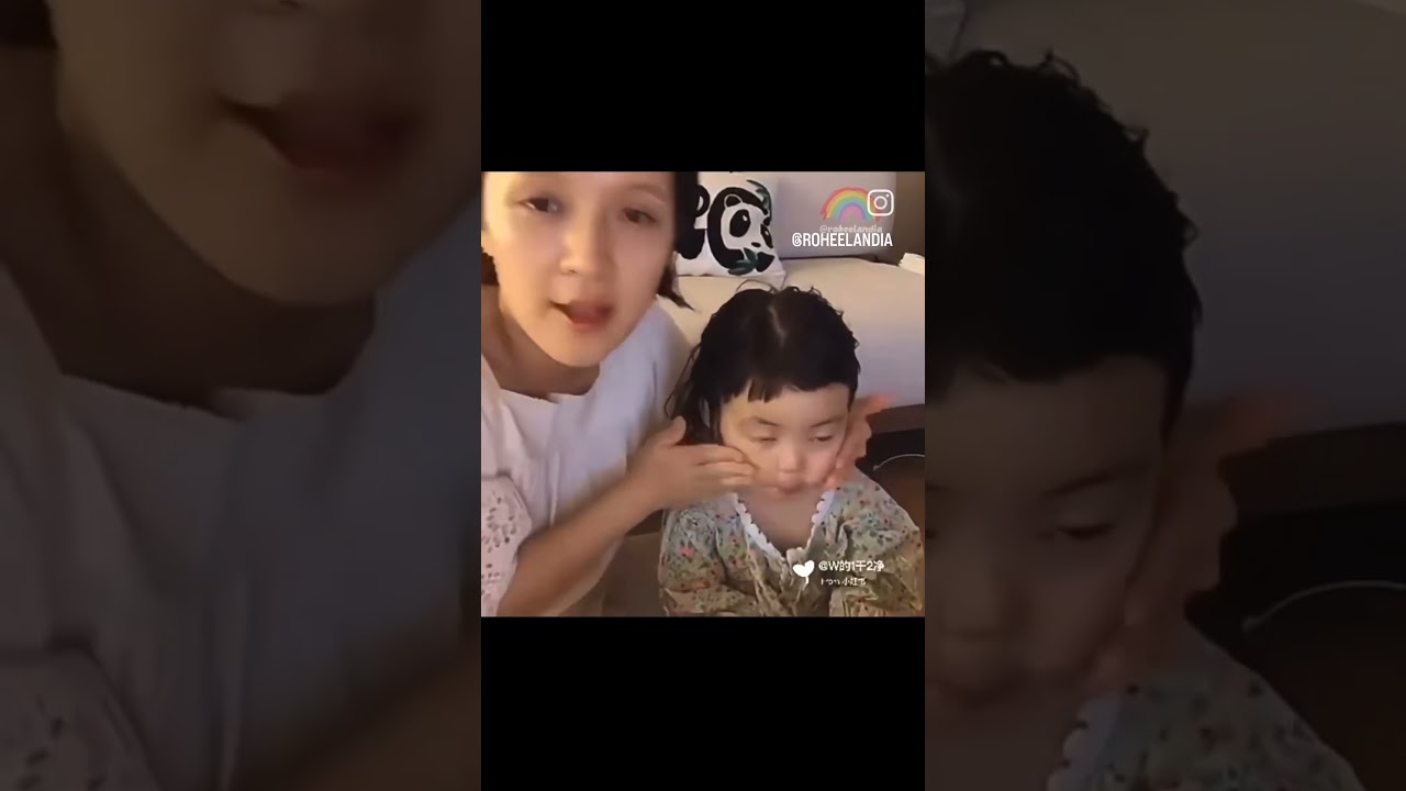 Rohee doing skincare with her mom 😍😍#youtubeshorts #shorts #jinmiran #rohee #viral