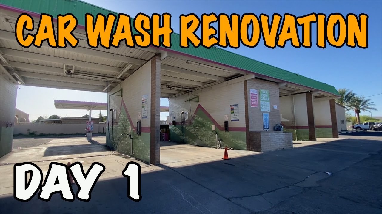 Renovating a Self Serve Car Wash Day 1