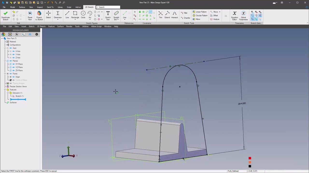Alibre Design Tutorial    TooTallToby's Buffer Stand