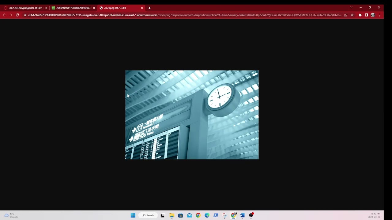 AWS Academy: основы безопасности облака, лабораторная работа 5.1