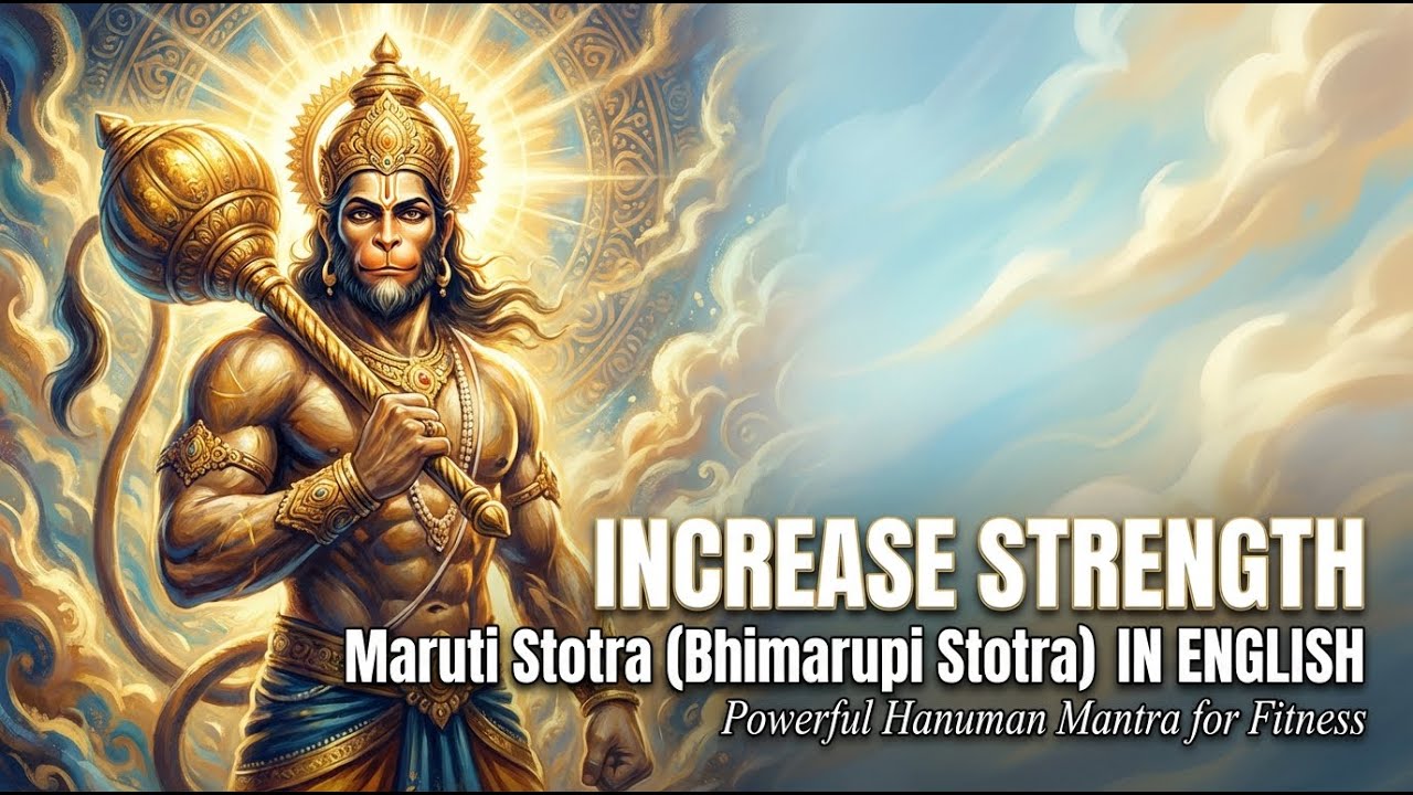 Powerful Mantra for Immense Strength | Maruti Stotra (Bhimarupi Stotra) In English | Vedic Chants
