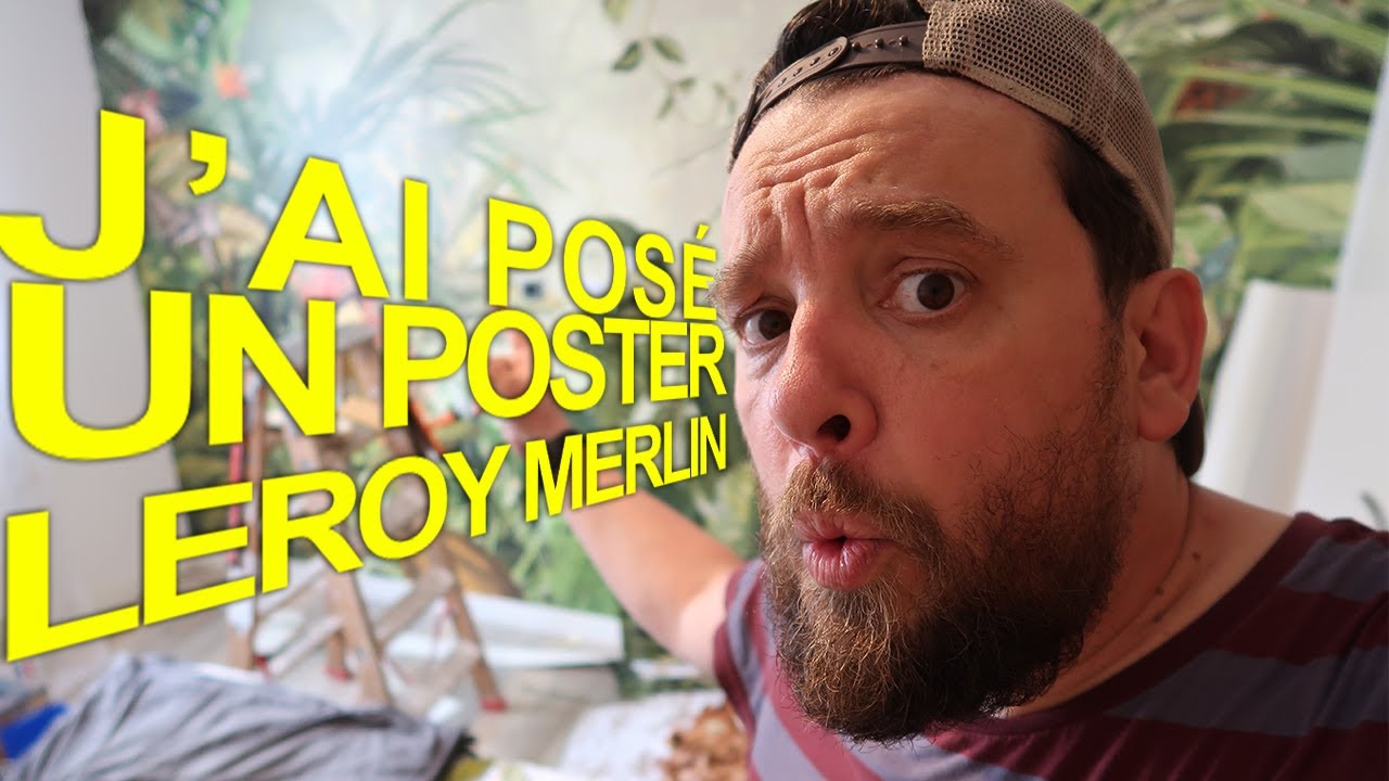 J'ai posé un poster panoramique leroy merlin de la jungle | komar