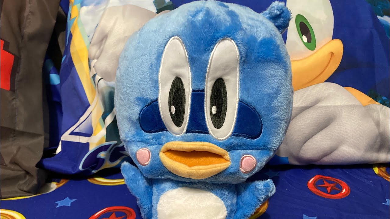 GE Sonic the Hedgehog Motobug and Flicky Reversible Plush Unboxing