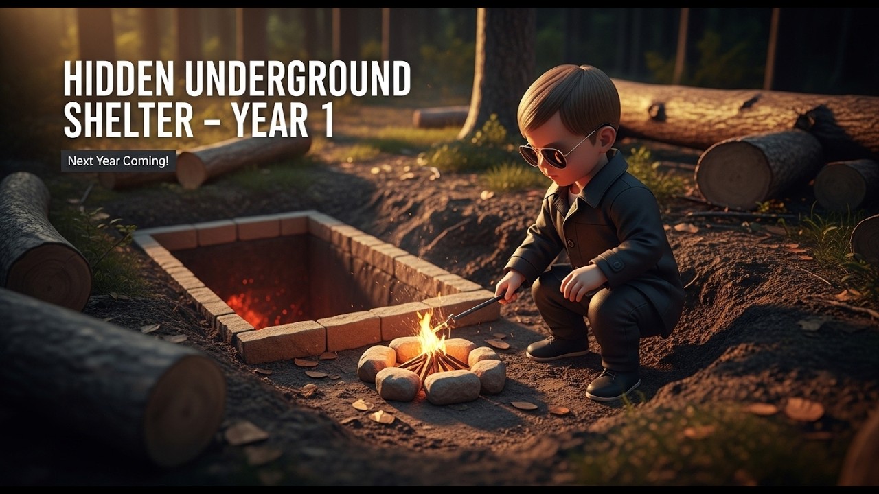 Hidden Underground Shelter: Year 1 – The Journey Begins (Next Year Coming!