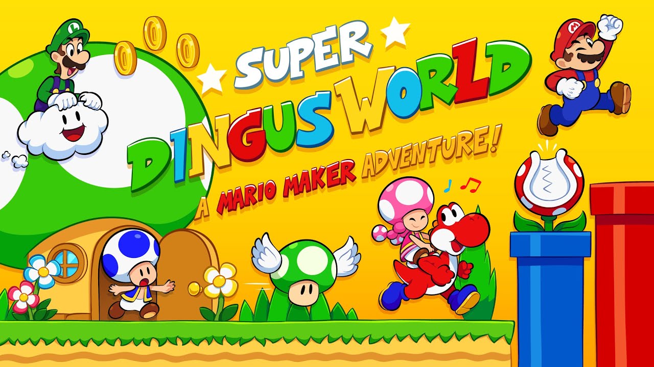 SUPER DINGUS WORLD Release Trailer | Super Mario Maker 2 Super World