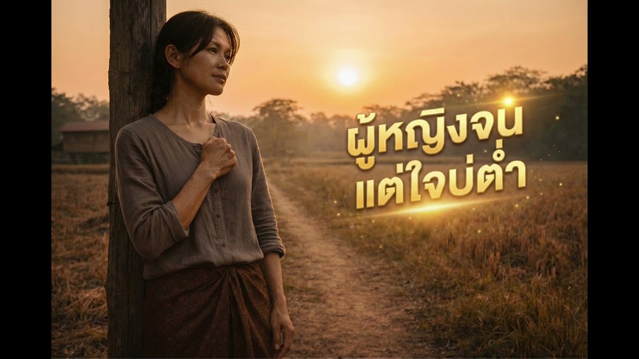 ผู้หญิงจน แต่ใจบ่ต่ำ | เพลงนี้เล่าเรื่องของผู้หญิงชนบทที่ยืนอยู่กับชีวิตจริง | เสียงใจคนบ้านนา