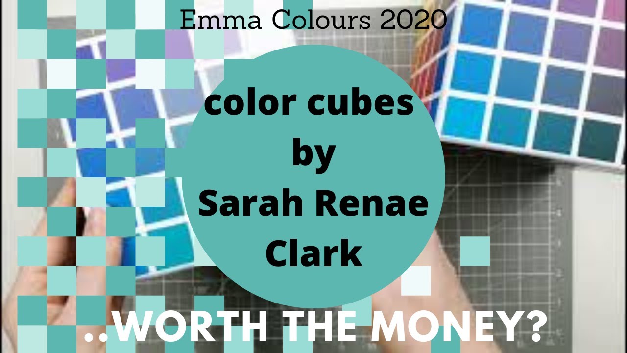 Color cube volume 1 and 2 by Sarah Renae Clark unboxing and first impression - coloring supplies