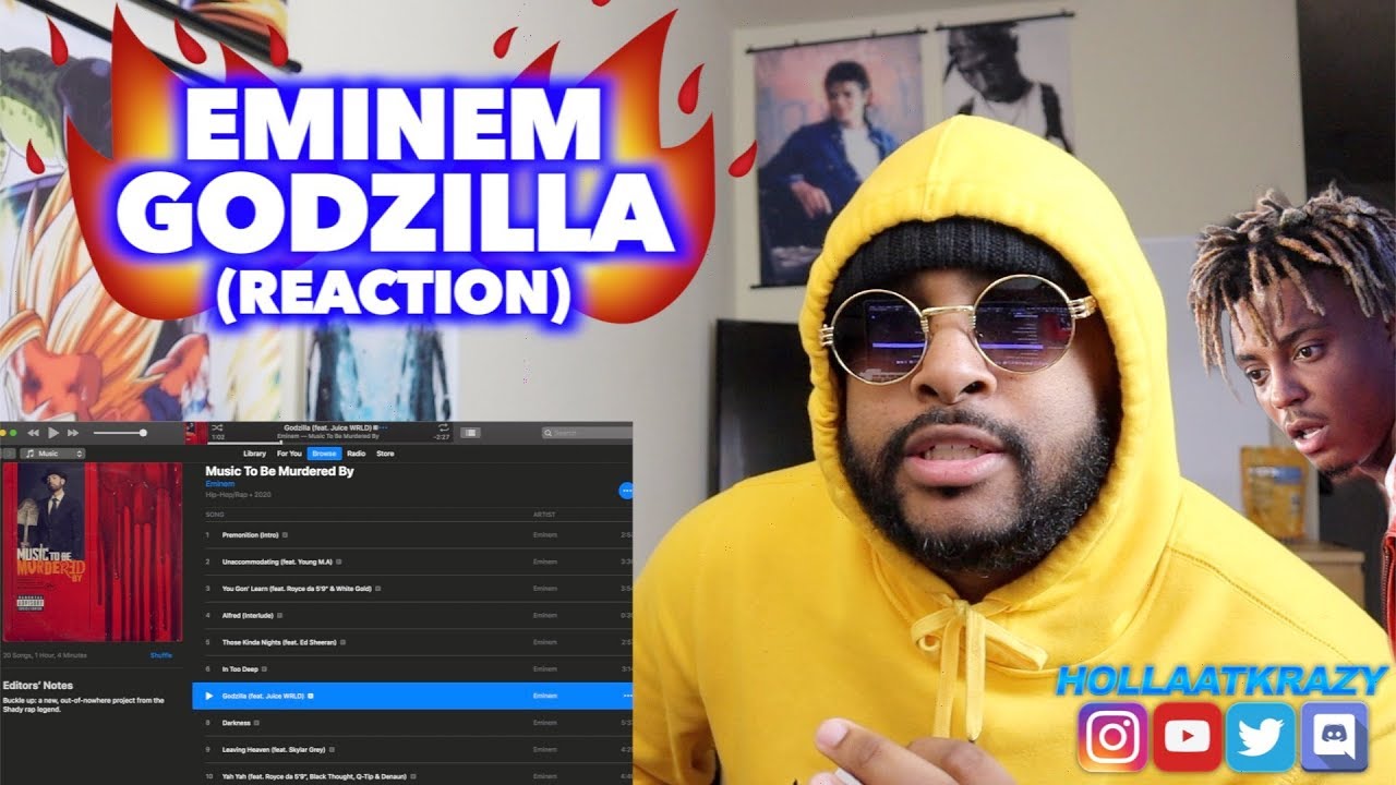 THIS IS THE DUO I NEEDED | GODZILLA - EMINEM & JUICE WRLD | REACTION