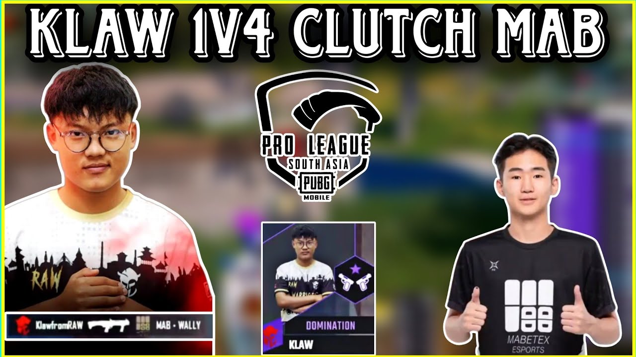 KlawFromRAW Incredible 1v4 Clutch Against MABETEX Esports | Clash with kvn