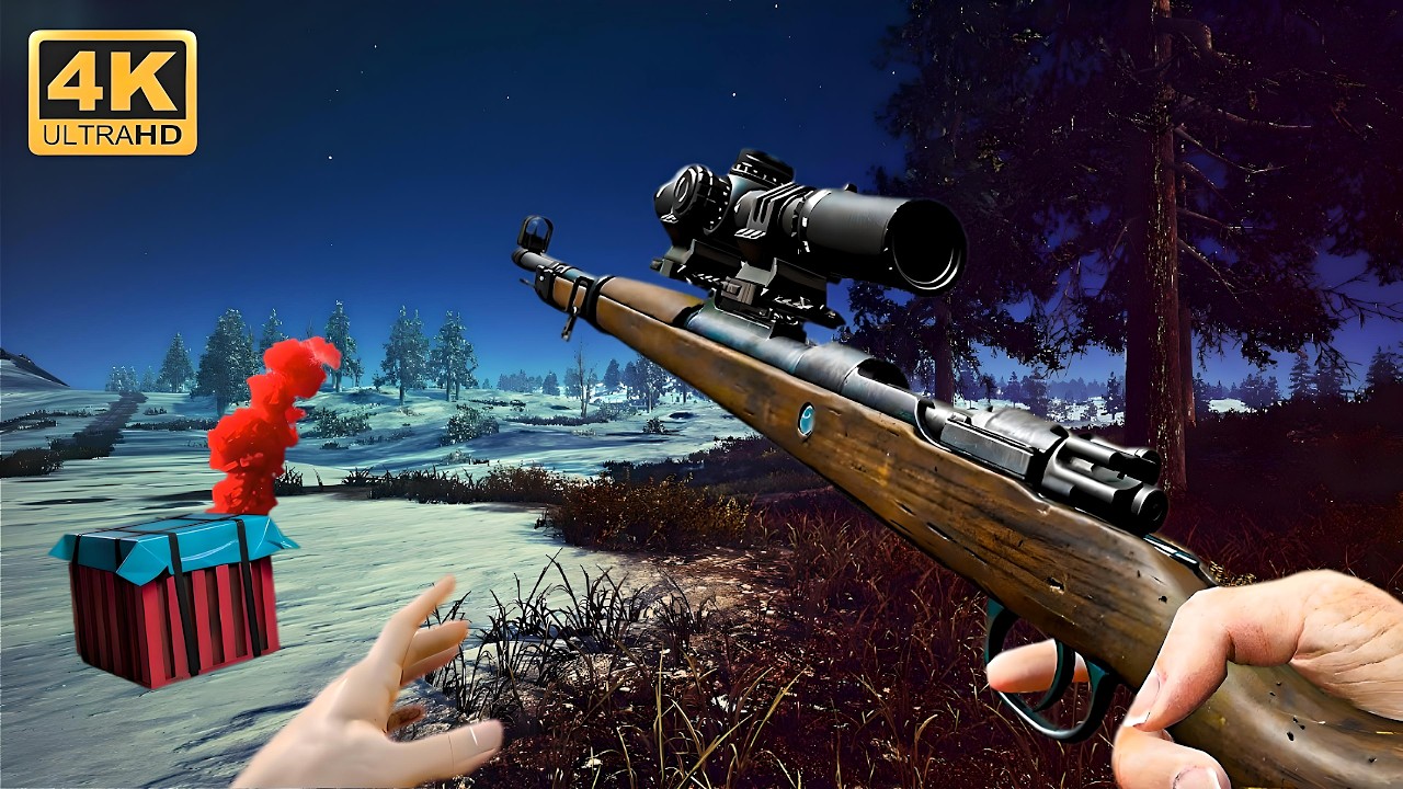 🟢PUBG PC : SNOW MAP RTX 5090 AWM SNIPER GAMEPLAY (No Commentary)