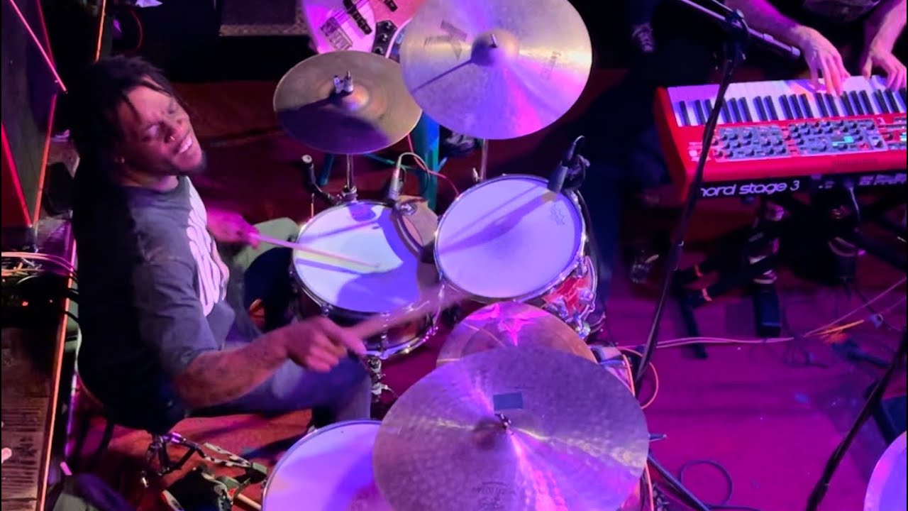 Thomas Pridgen w/ Brad Miller playing “Kim's Request” by Kim Burrell at Nublu NYC