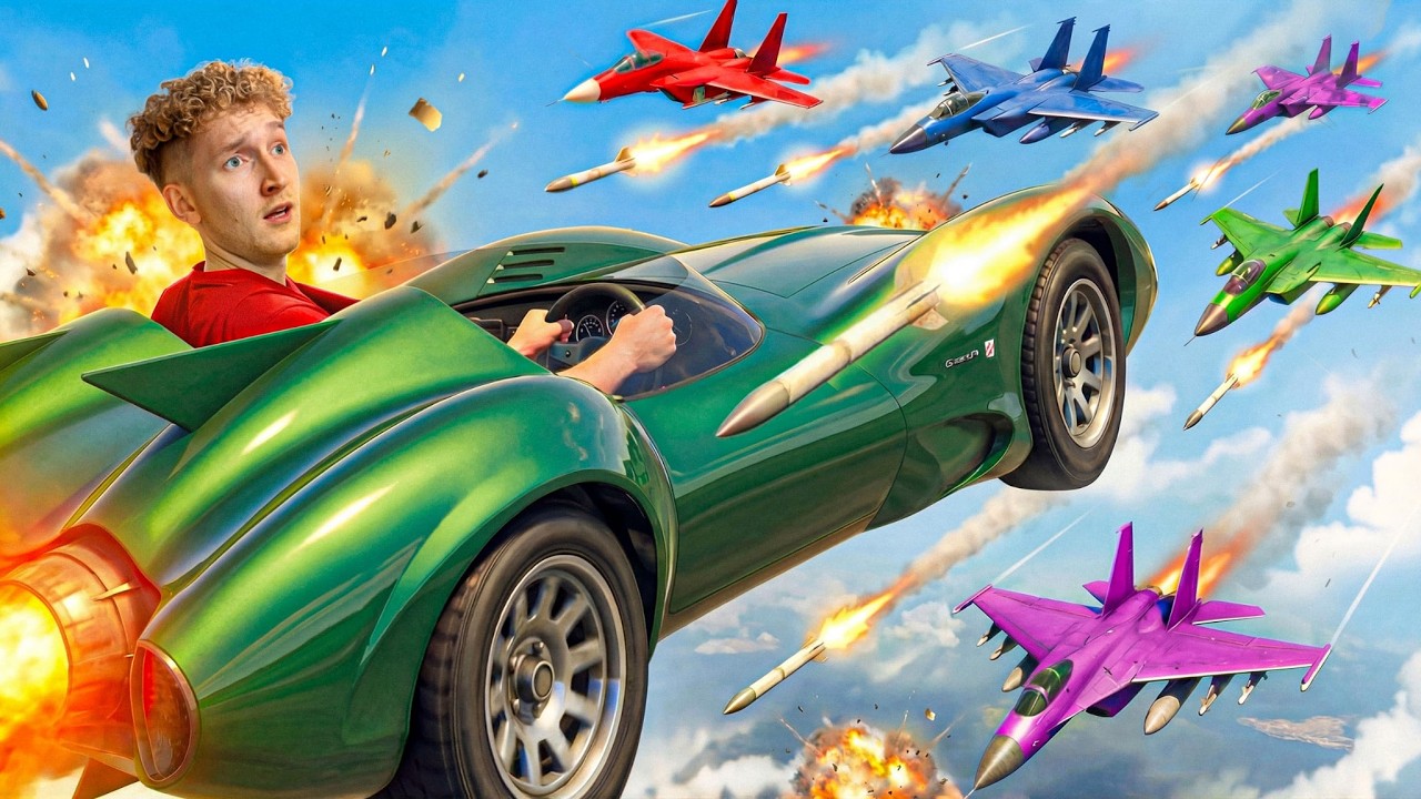 30 OPRAWCÓW vs 1 DRIVEMISTRZ - GTA V MANHUNT ✈️