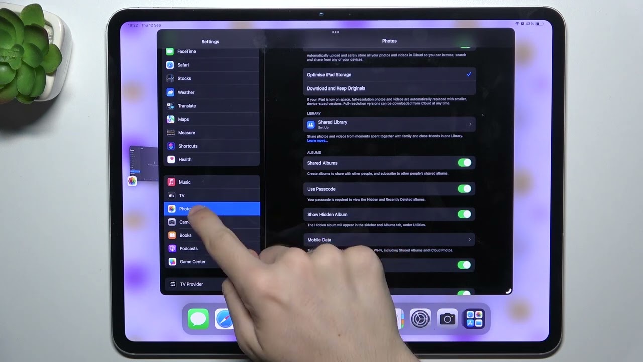 iPad Pro 13 2024 - How to Hide Photos - Secure and Manage Your Private Albums
