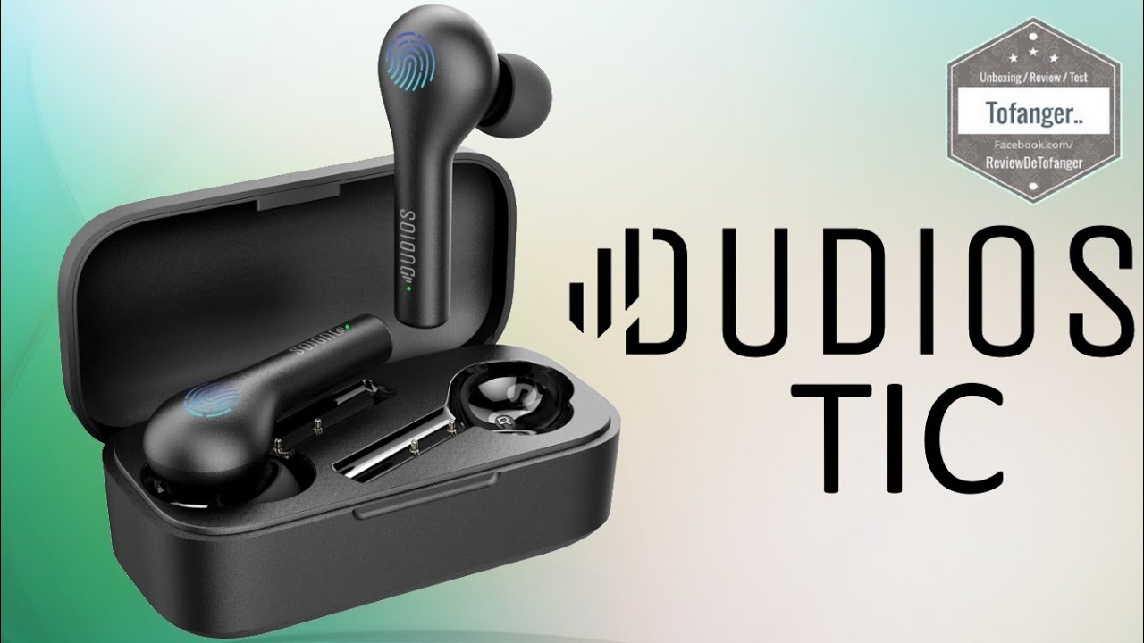 DUDIOS TIC Наушники TWS Bluetooth 5.0 - Режим игры - сенсорный экран - Распаковка