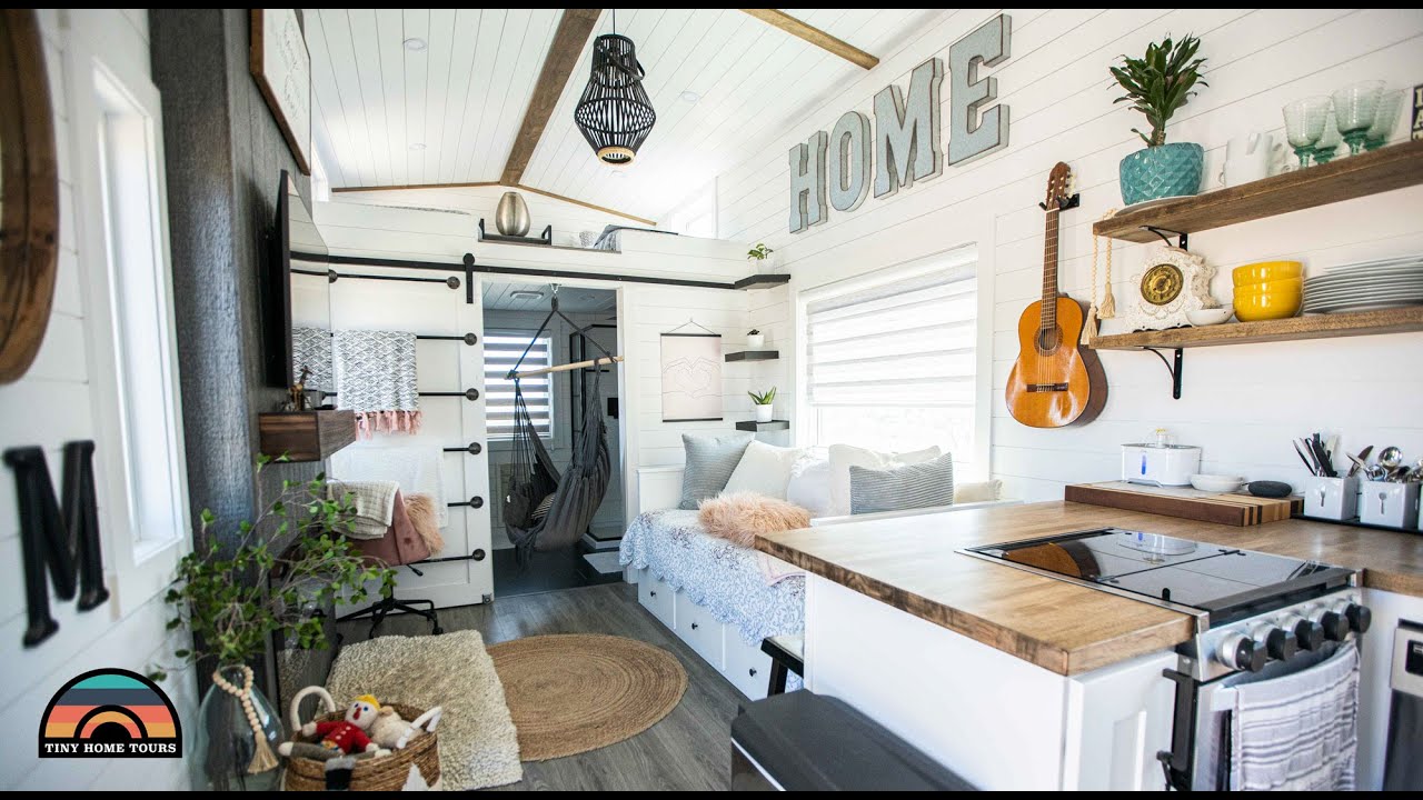 This 10-Foot Wide Tiny Home Has a Huge Main-Floor Bedroom