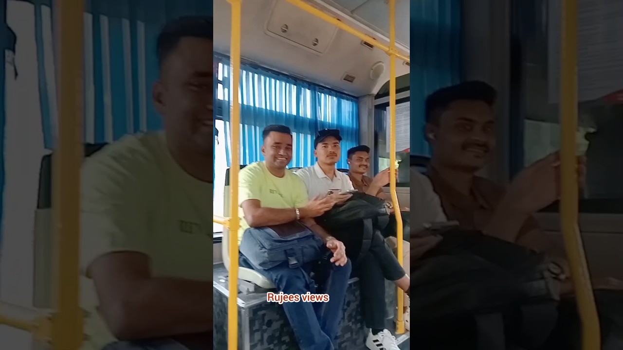 Bus journey in Kuwait| with friends 