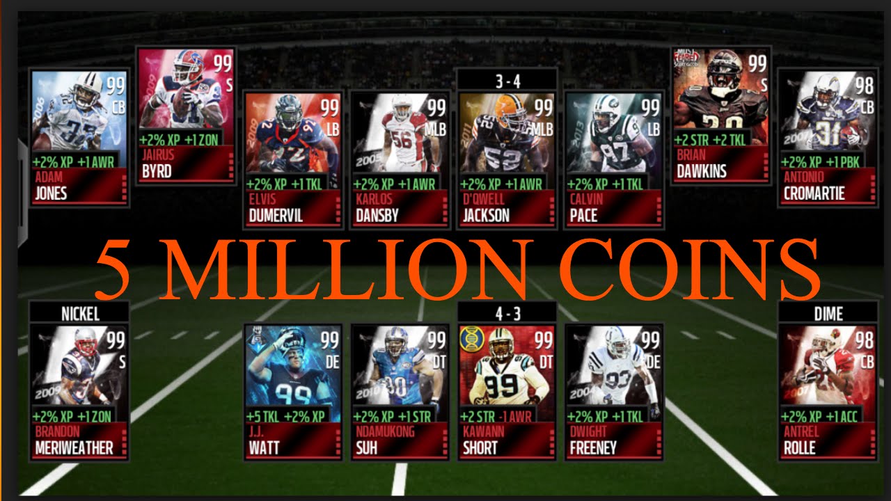 5 MILLION COIN SHOPPING SPREE!!! Madden Mobile 17