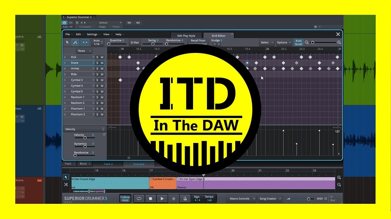 ToonTracks Rock Foundry Creating A Custom Drum Groove   In The DAW