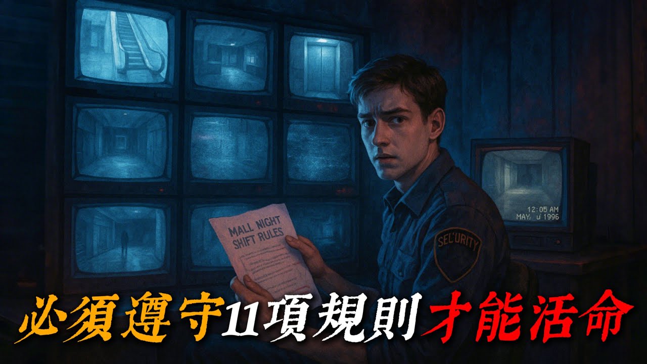 我曾在一間商場當夜班保全，那裡有些必須遵守的規則💡燈下怪談💡