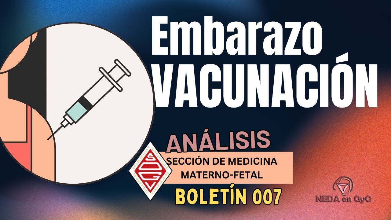 EMBARAZO. Vacunas que se pueden emplear y cuales están CONTRAINDICADAS. Control Prenatal.