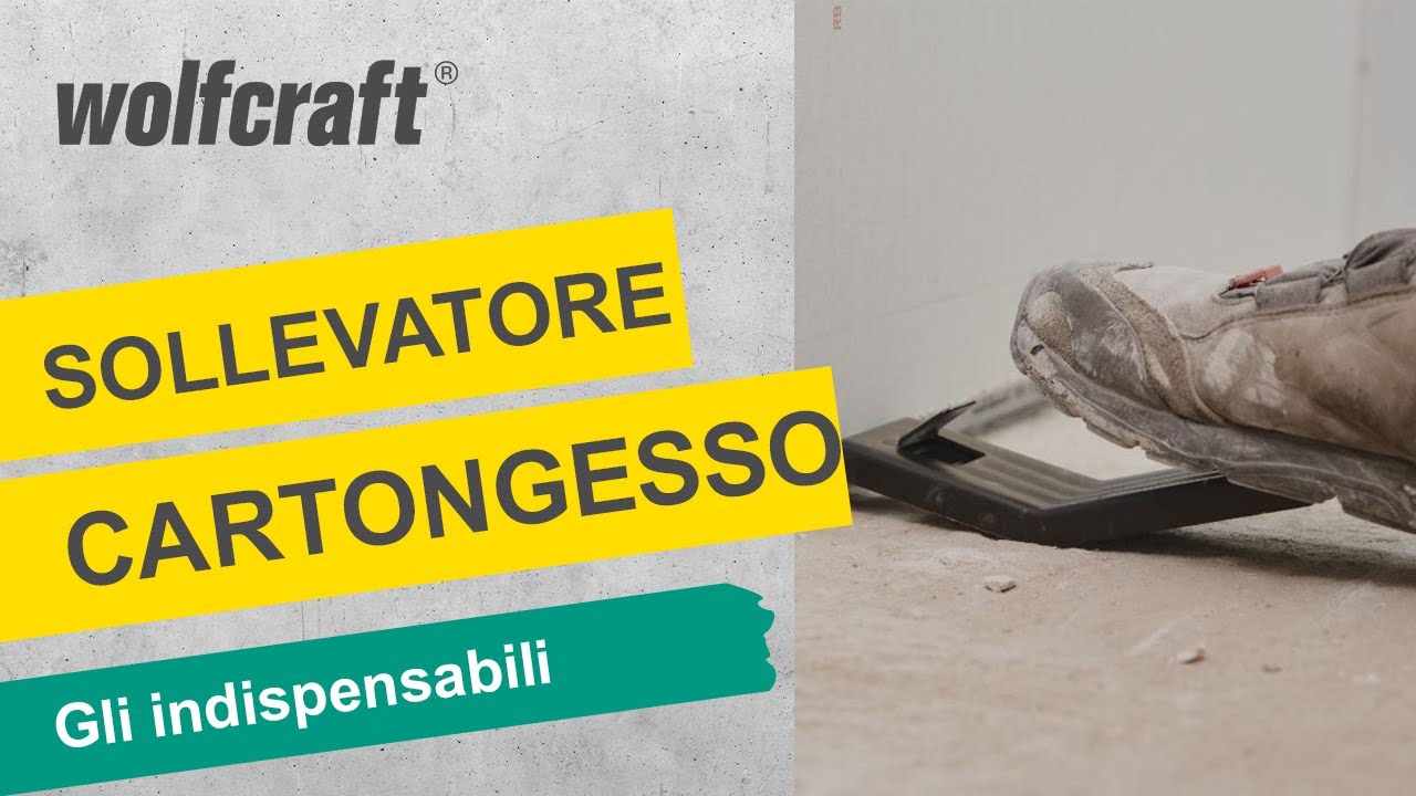 Come sollevare facilmente i pannelli in cartongesso |wolfcraft