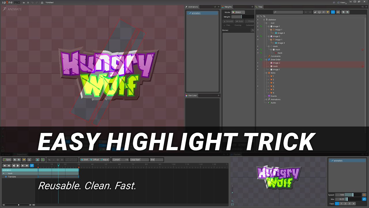 How to Highlight Anything in Spine &mdash; No Mesh Needed