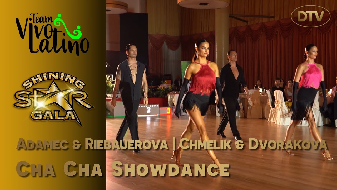 Adamec & Riebauerova - Chmelik & Dvorakova - SHINING STAR GALA 2022 - Cha Cha Cha SHOWDANCE