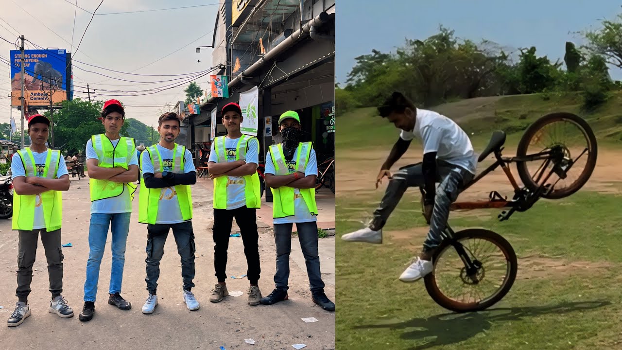 World bicycle day ride with gang