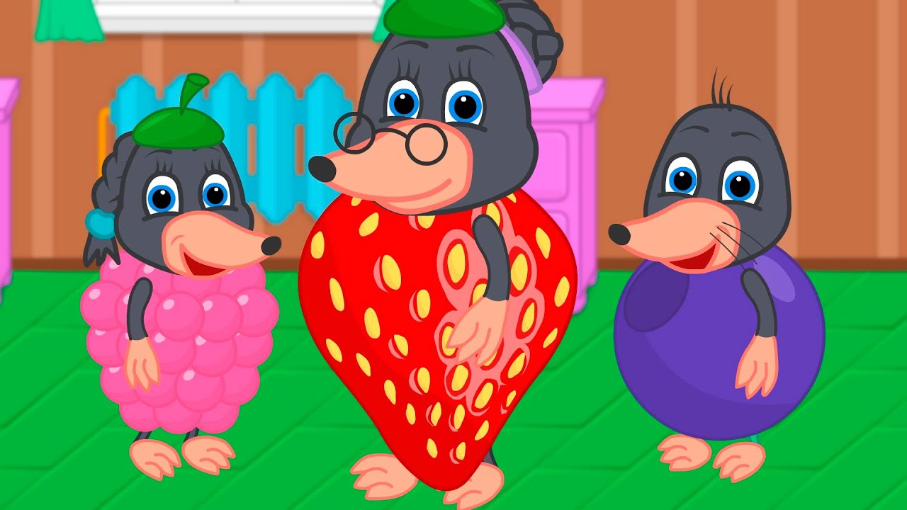 Benny Mole and Friends - Berry suit Cartoon for Kids
