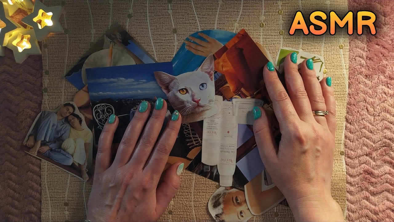 АСМР Женщина - трансформер, "карта желаний", близкий липкий шепот • ASMR звук бумаги, липкие звуки