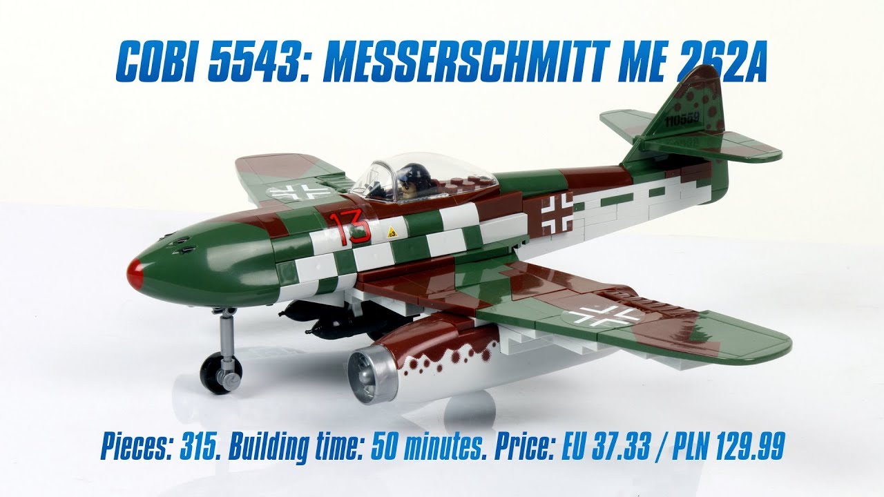 [COBI 5543] Messerschmitt Me 262A review & speed build