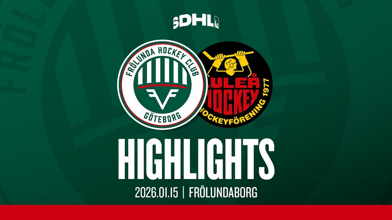 HIGHLIGHTS: Frölunda HC - Luleå HF/MSSK | SDHL | 2026-01-15
