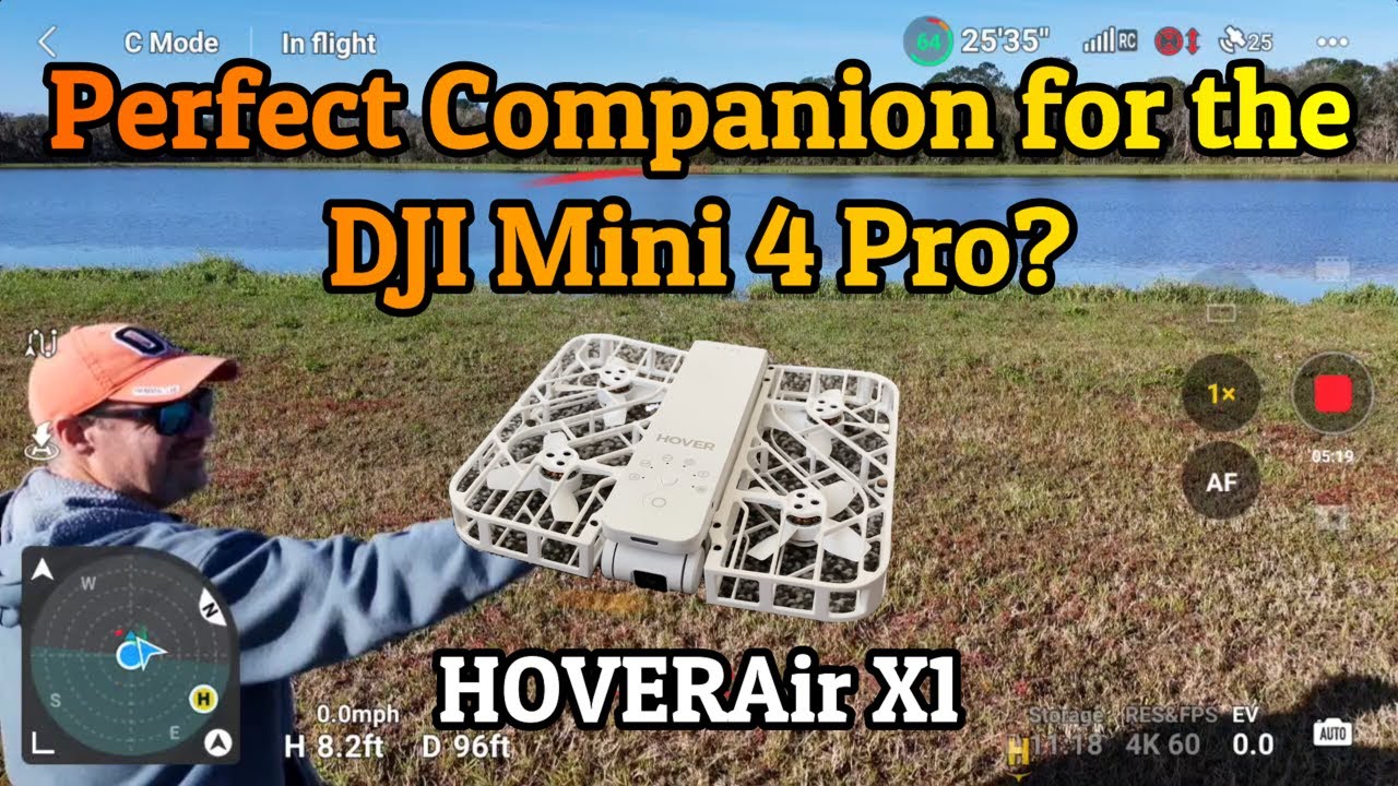 DJI Mini 4 Pro's Perfect Companion? / HOVERAir X1 Self-Flying Camera