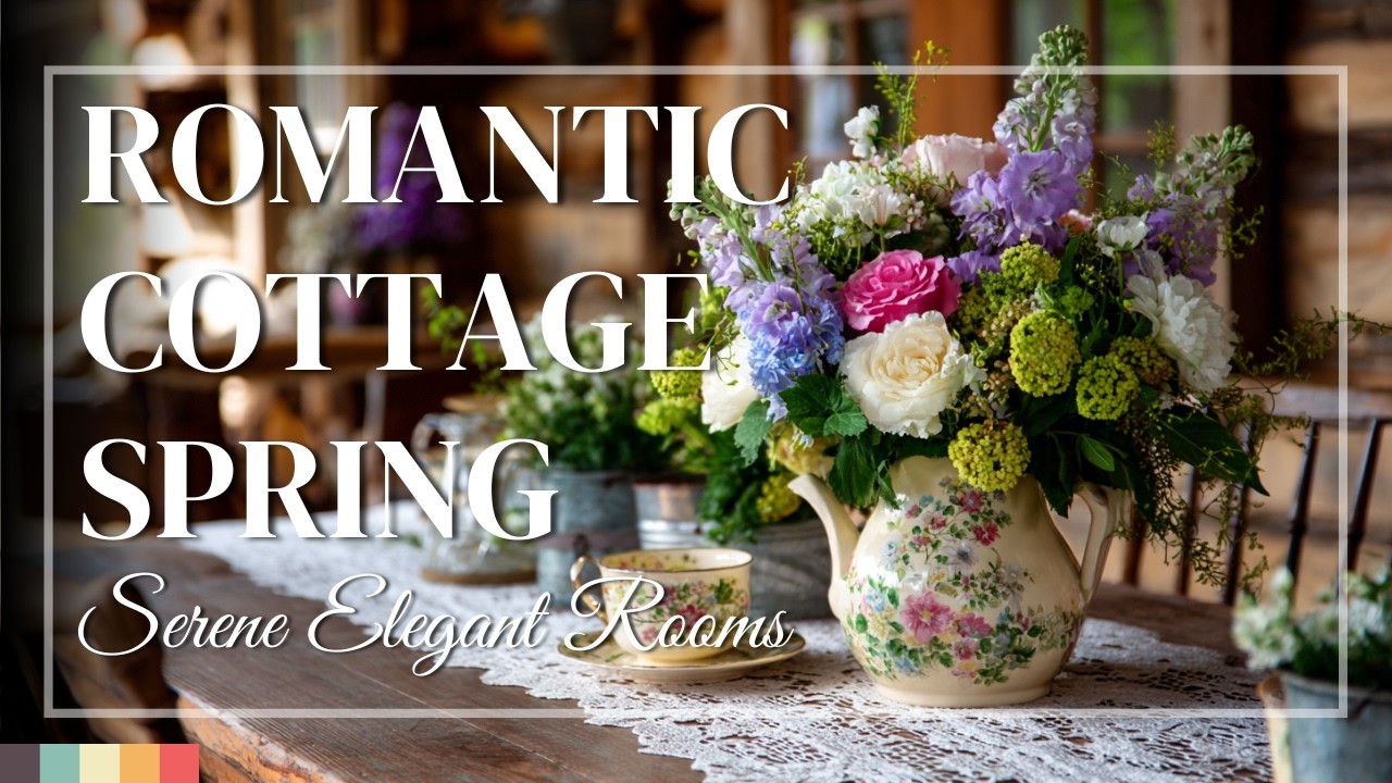 Romantic Cottage Spring Decorating Ideas 🌿 Create Serene Rooms with Polished Charm