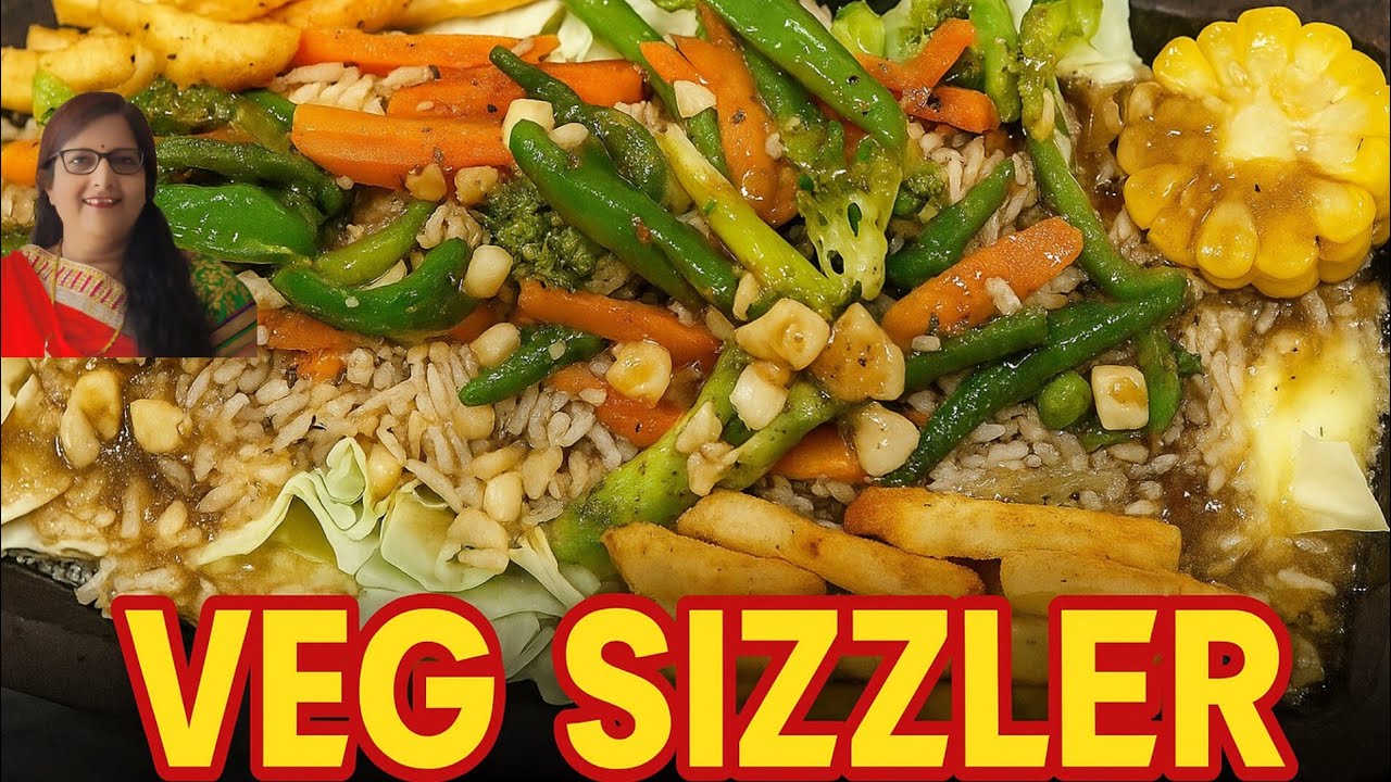 Veg Sizzler At Home 🏠 Easy Veg Sizzler Recipe Veg Sizzler Step By Step Recipe 