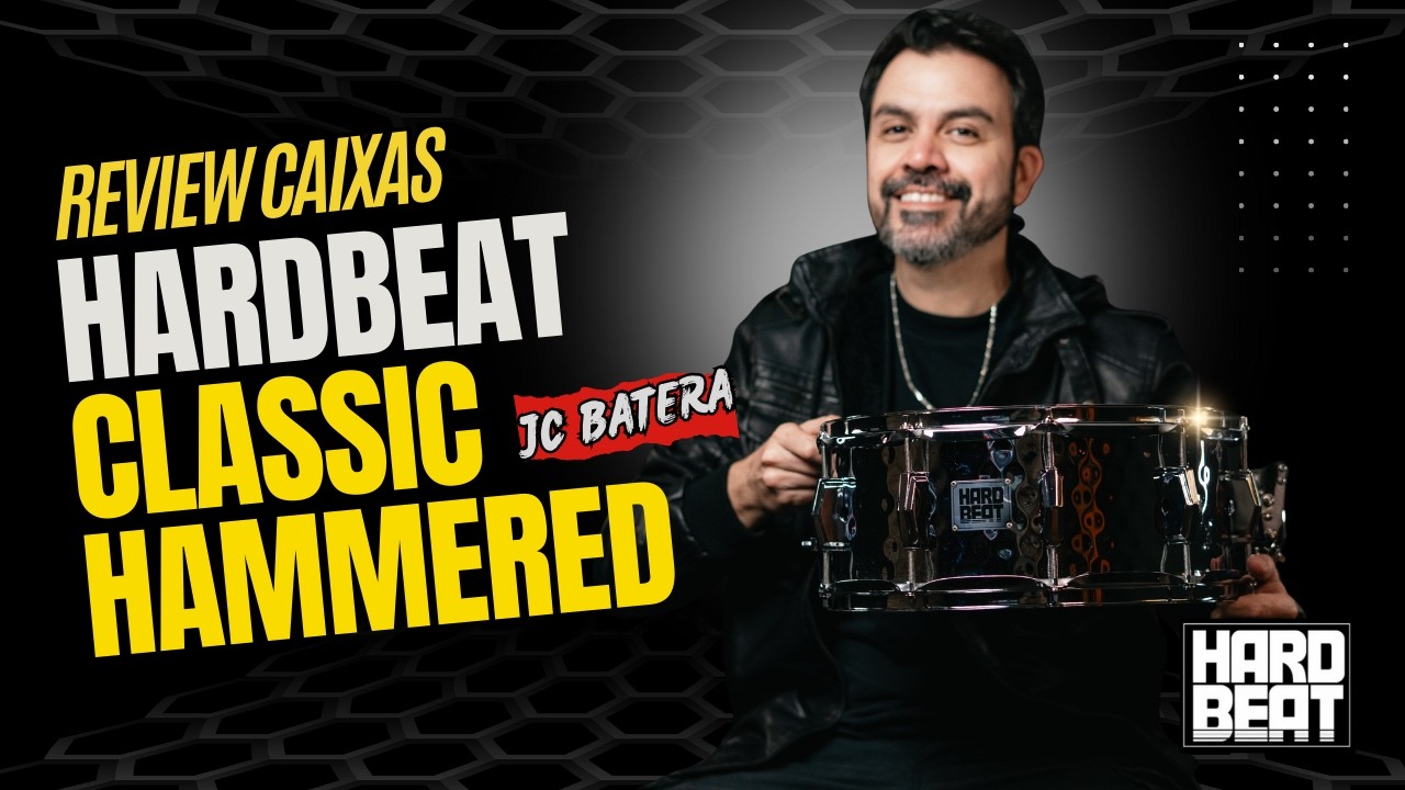 Review da Caixa HardBeat Classic Hammered 14x6 | Teste de Som com JC Batera