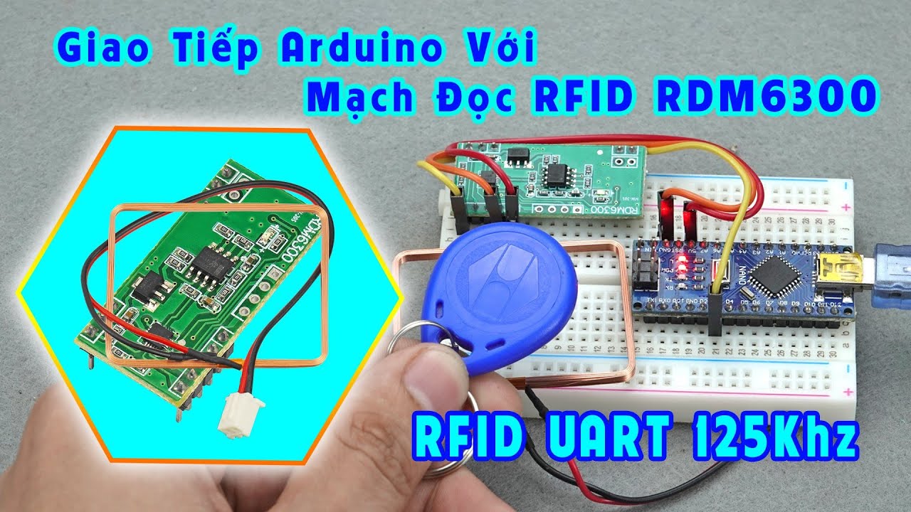 Arduino RDM6300 Mạch Đọc RFID / Arduino RDM6300 RFID Module