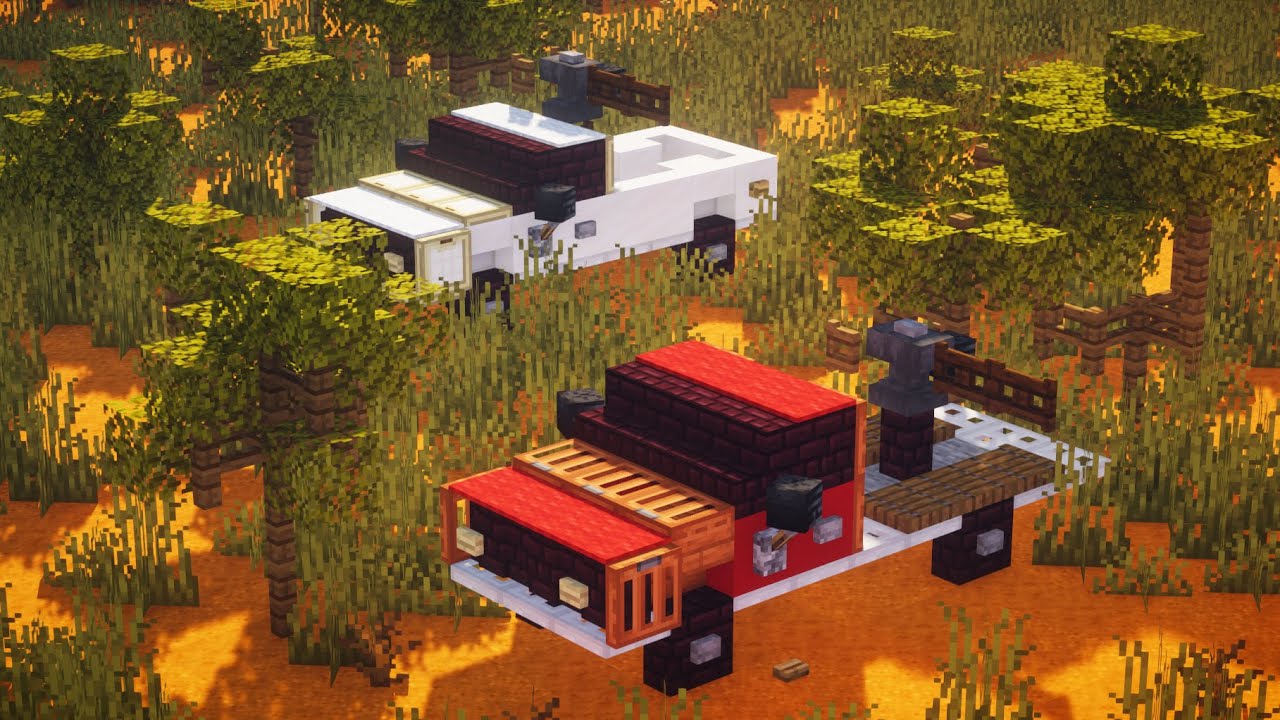Minecraft Toyota Hilux Technical Truck Tutorial