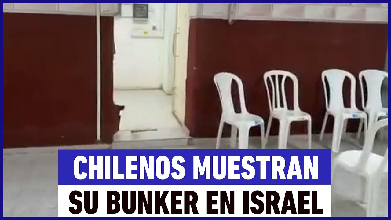 Chileans in Israel show what their bunker is like