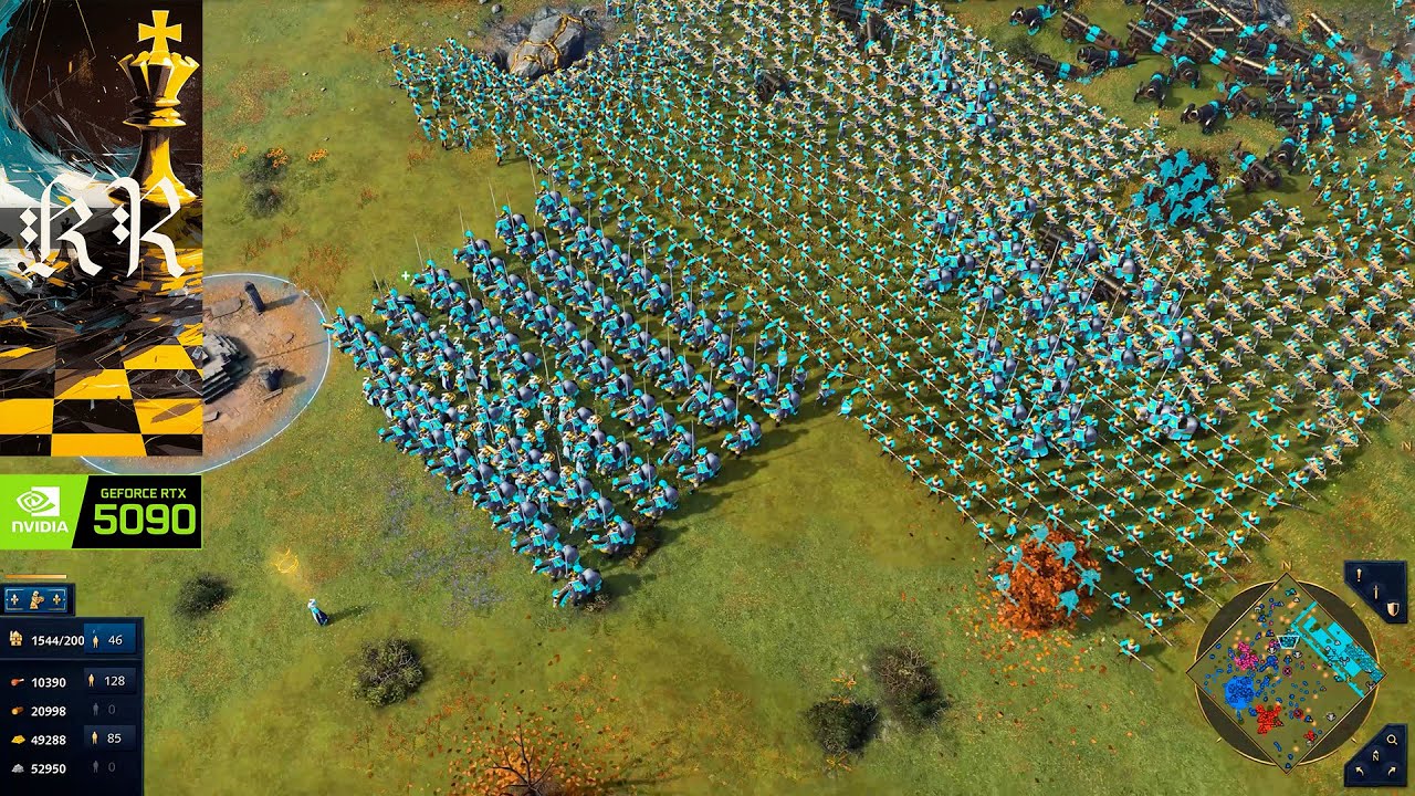 Age of Empires 4 | 4K Ultra RTX 5090 | Jeanne d’Arc vs European Dynasties | Total Gunpowder Carnage