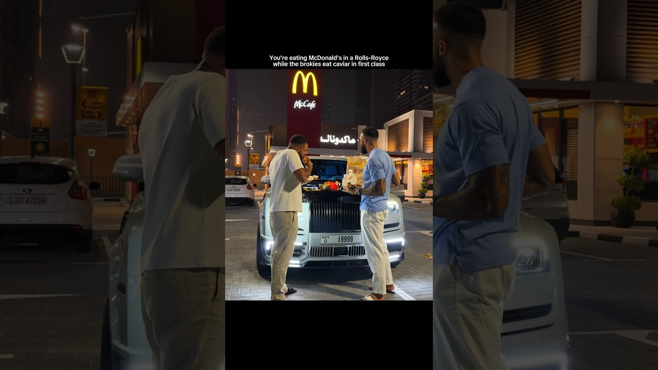 Onuha's $600K "RENTED" ROLLS McDonald's Dinner