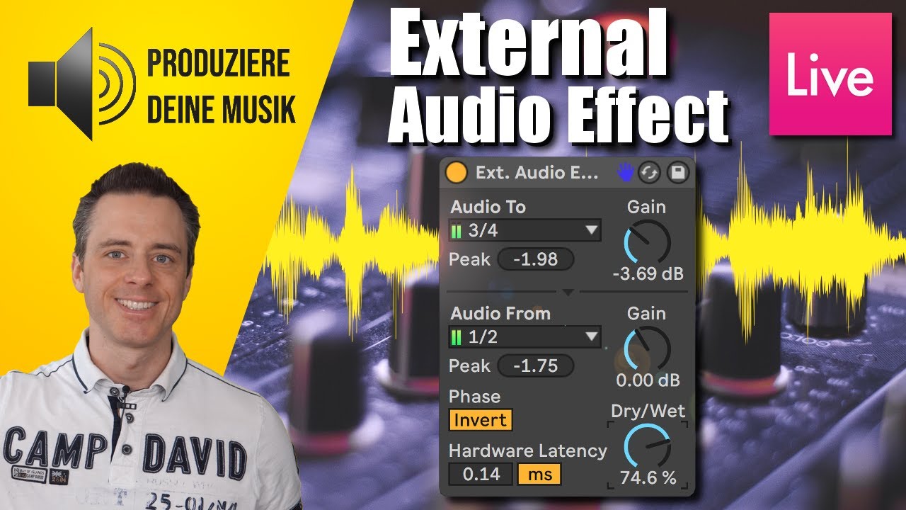 Externer Effekt (z.B. DJ Mixer) in Ableton Live! (External Audio Effect)