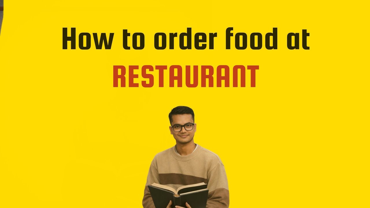 How to Order Food at a Restaurant | English Conversation Practice | Learning with Rony