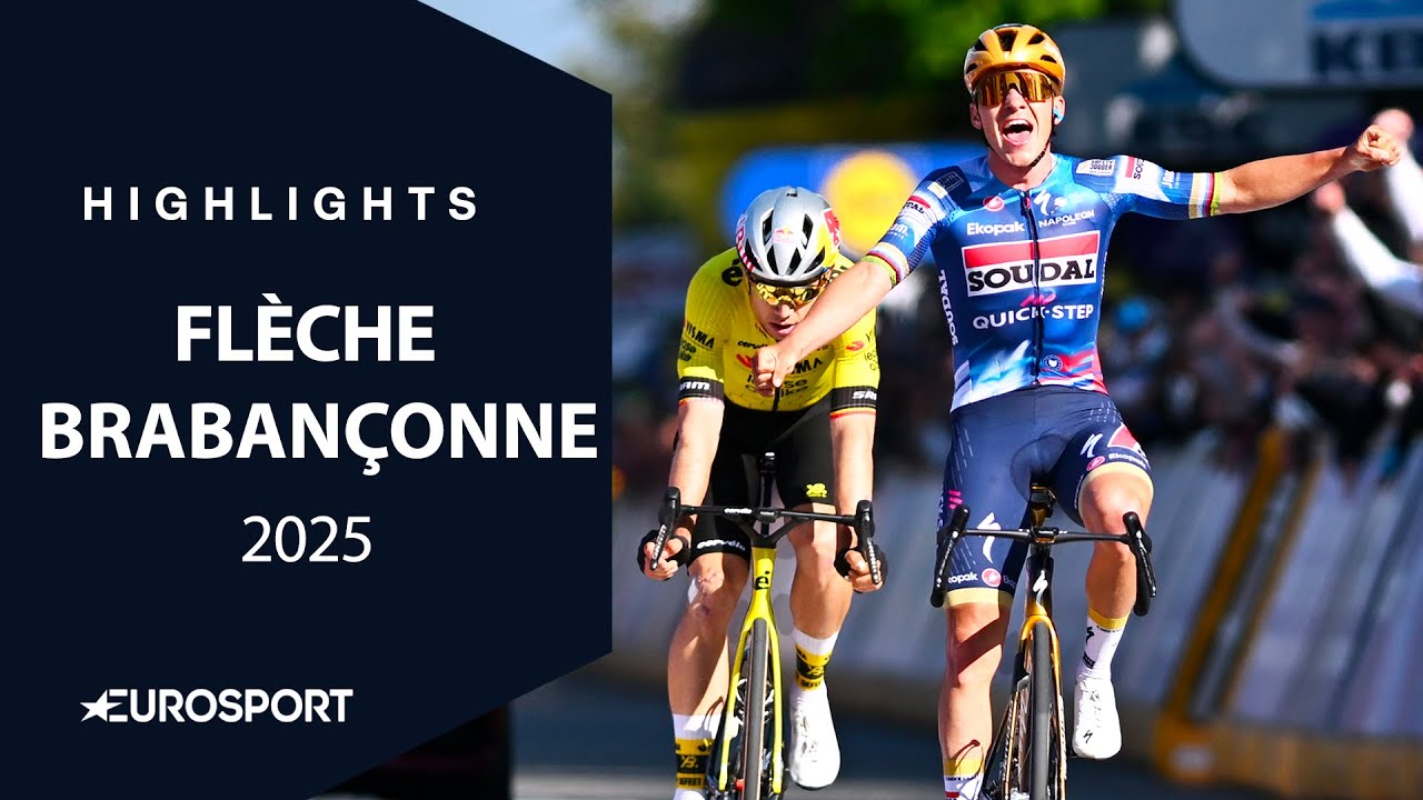 FLÈCHE BRABANÇONNE 2025 - EVENEPOEL fête son retour par une superbe victoire juste devant VAN AERT