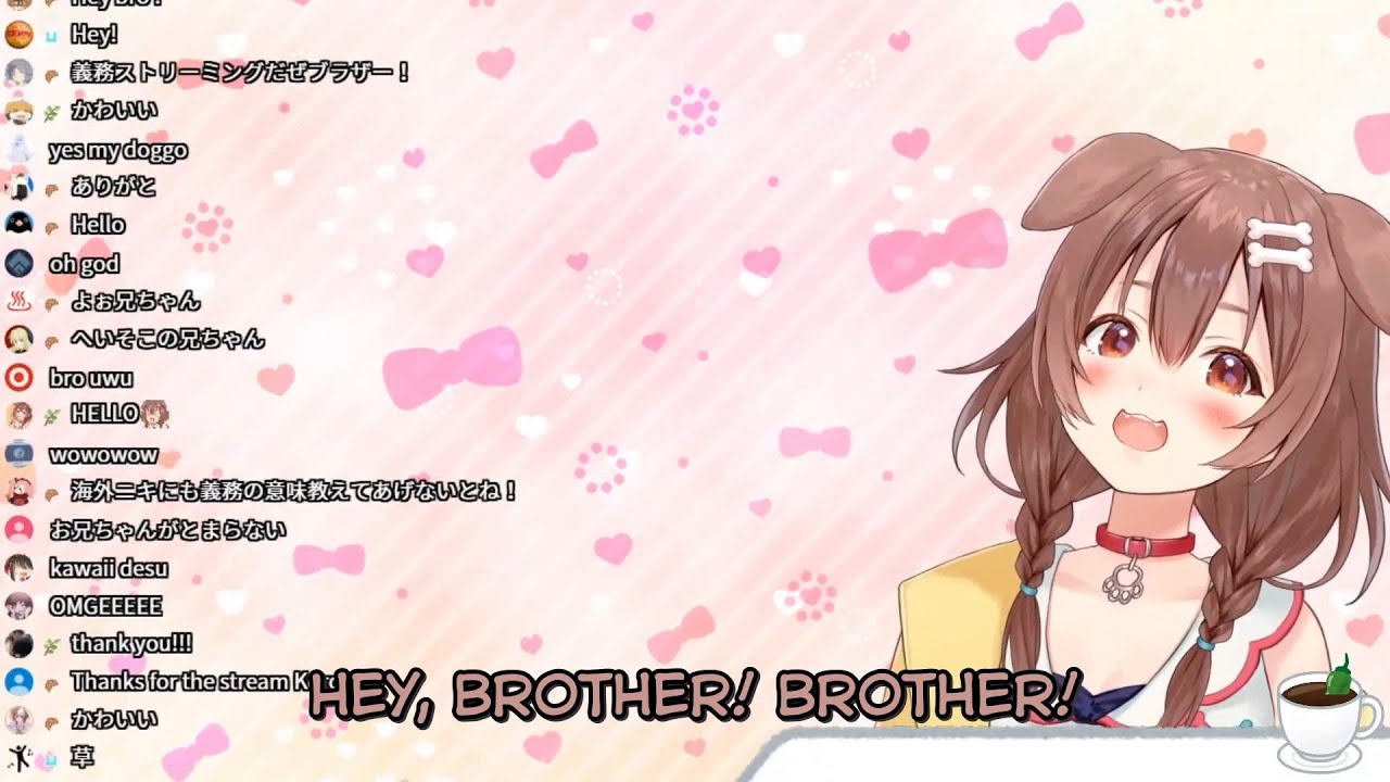 Inugami Korone: Onii-chan and Mario Noises (Hololive) [ENG SUB]