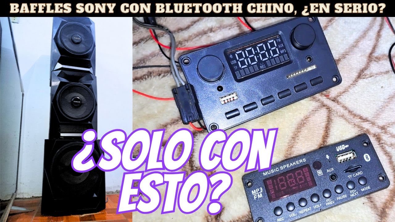 Reemplazamos un SONY GENEZI con esto