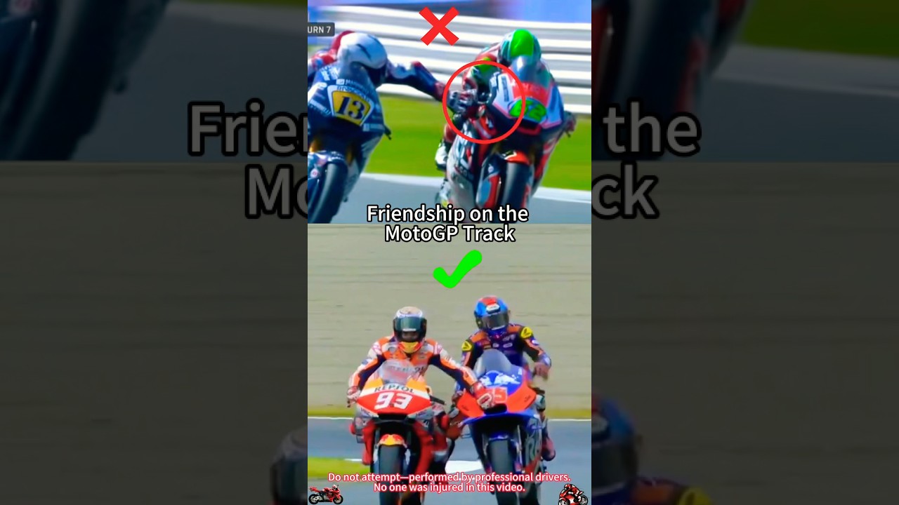 When Rivals Become Friends | MotoGP  Moments#MotoGP#Rivalry#Respect#Motorsport#usa