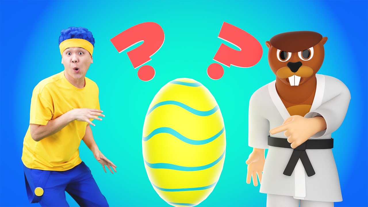 Egg Puzzle Knock! Trrr-Ra-Ta-Ta | D Billions Kids Songs