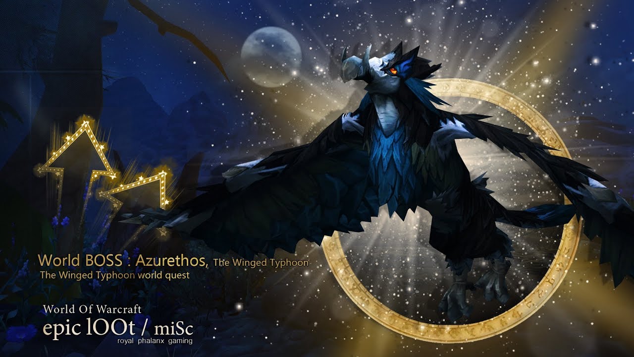 World BOSS Azurethos, The Winged Typhoon in Tiragarde Sound, Kul Tiras